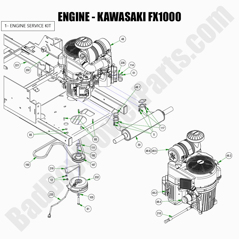 2022 Rogue Engine - 999cc Kawasaki FX1000